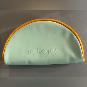 Philosophy Mint and Orange Cosmetic Bag